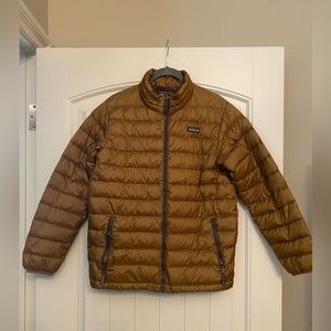 Patagonia coat, gold